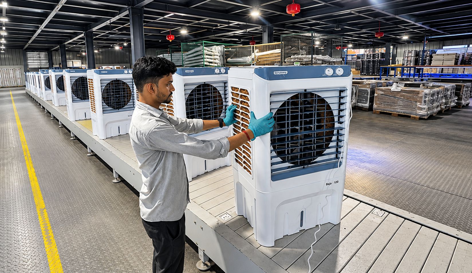 Final inspection of coolers